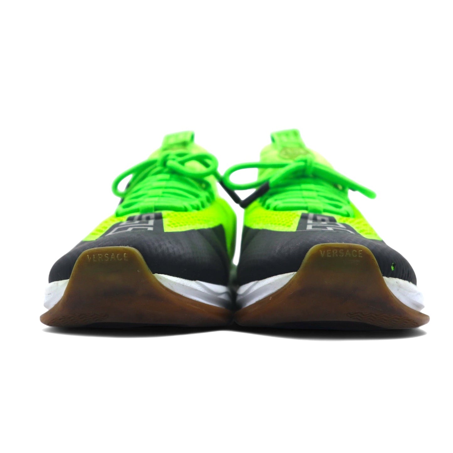 VERSACE Chain Reaction sneakers, size 29cm, made in Italy, green mesh