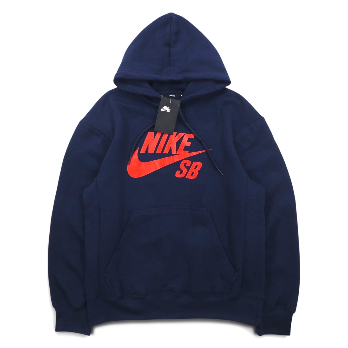 NIKE SB Icon Pullover Essential Hoodie, Size Small, Navy, AJ9733-451, Made in Pakistan