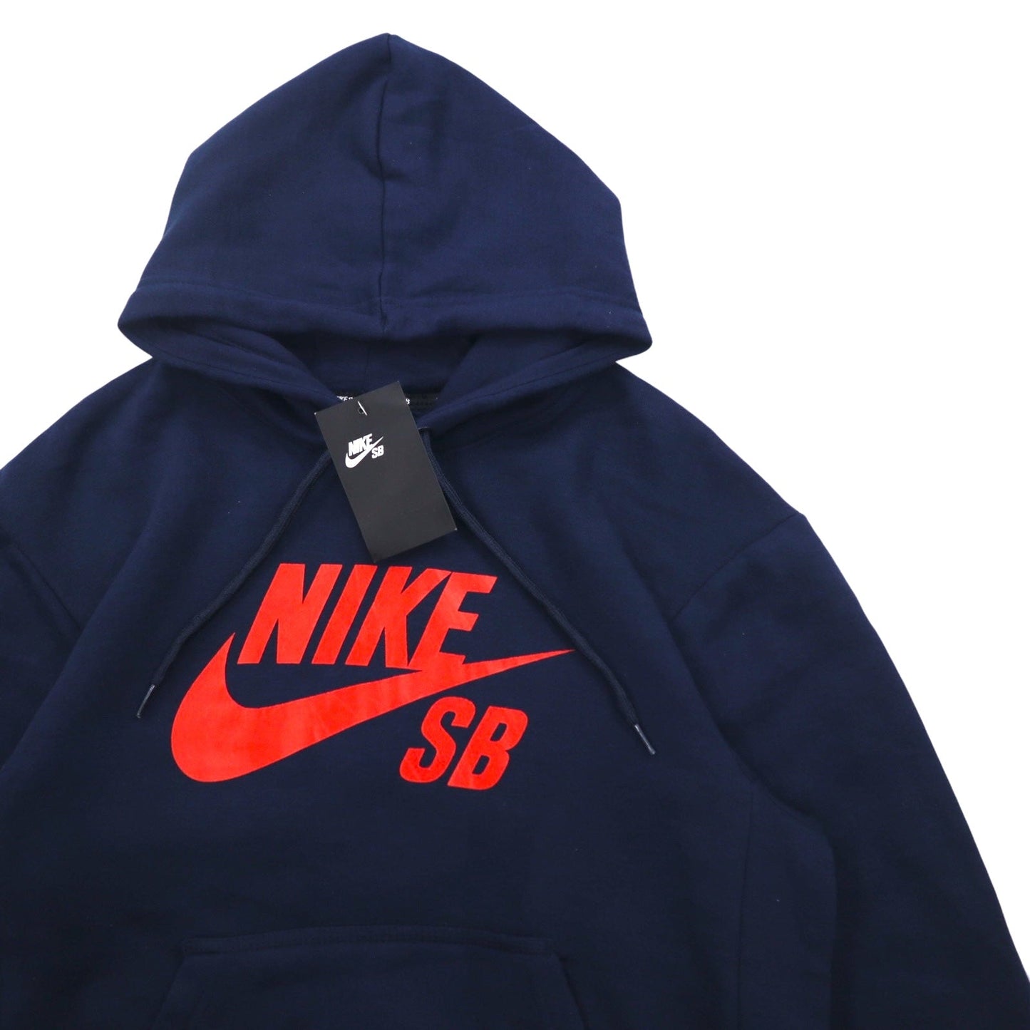 NIKE SB Icon Pullover Essential Hoodie, Size Small, Navy, AJ9733-451, Made in Pakistan