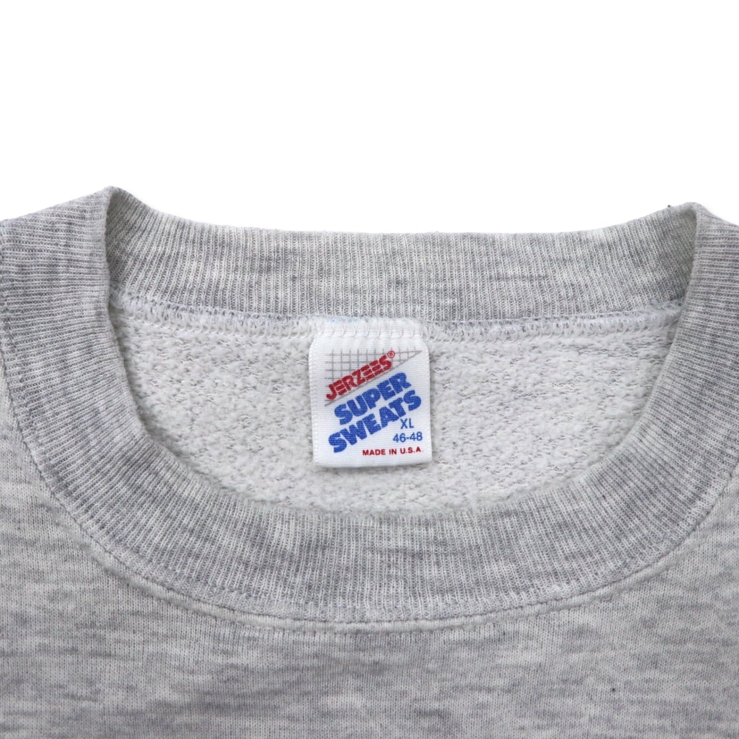 JERZEES Made in USA 90s College Print Sweatshirt, XL, Gray Cotton, WASHINGTON