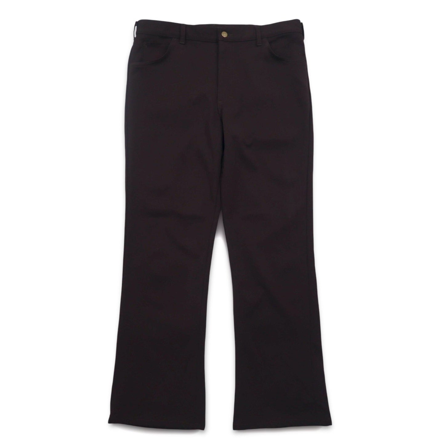Lee 1970s USA-Made Flared Bootcut Slacks, Size L, Brown, 42 TALON Zip, Polyester