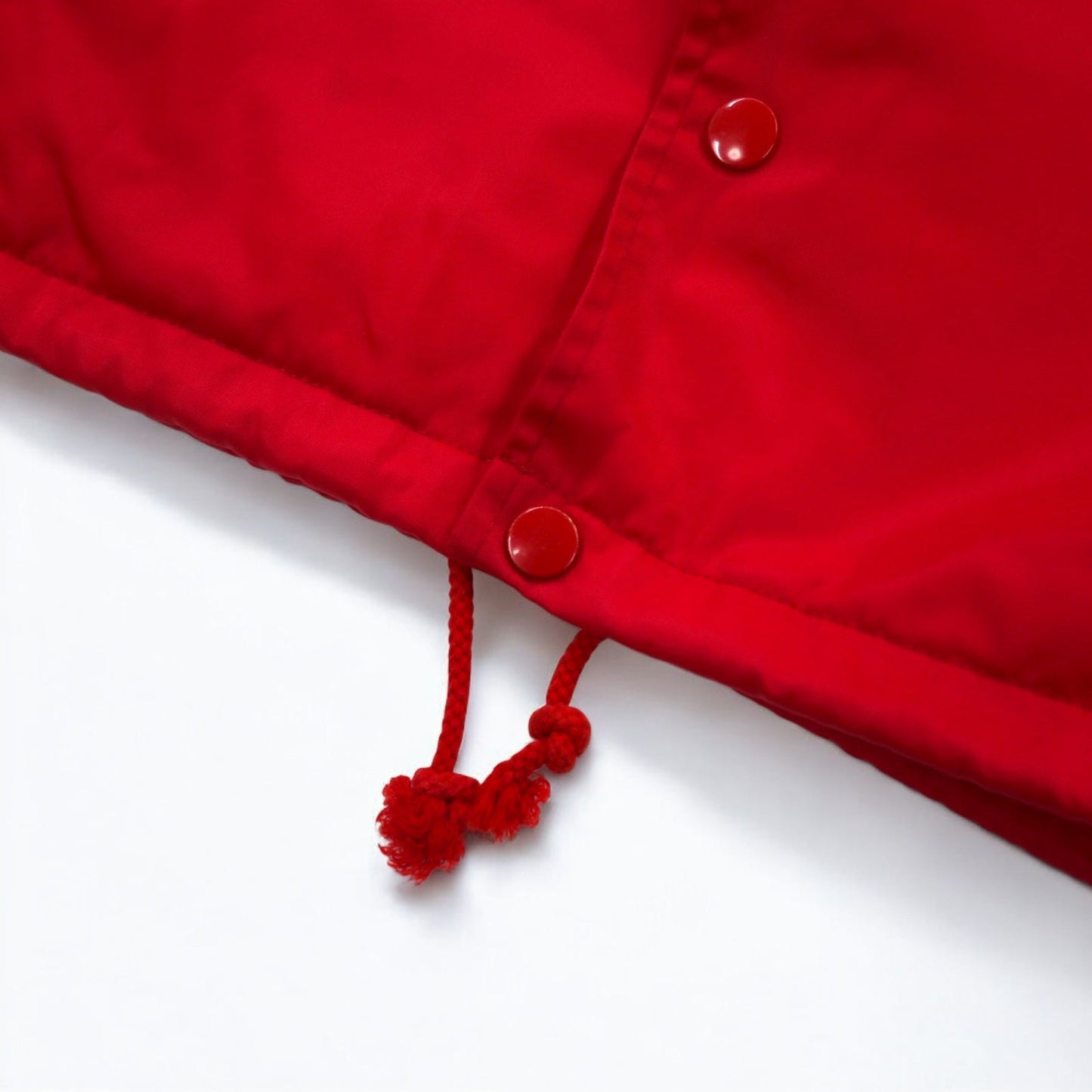 Champion Products 90s Coach Jacket, Size M, Red, Nylon, Back Logo Print