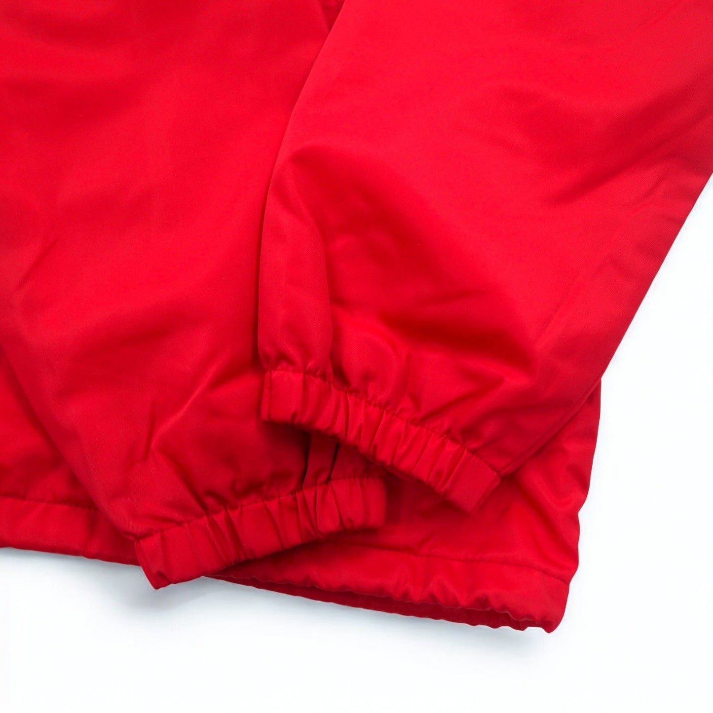 Champion Products 90s Coach Jacket, Size M, Red, Nylon, Back Logo Print