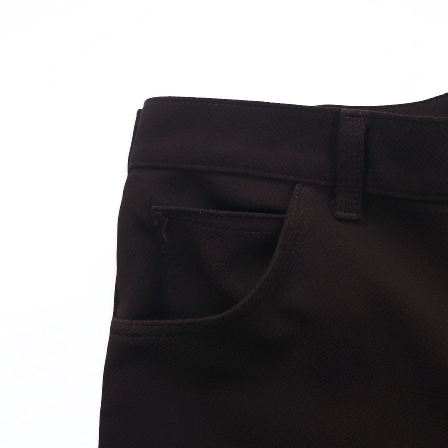 Lee 1970s USA-Made Flared Bootcut Slacks, Size L, Brown, 42 TALON Zip, Polyester