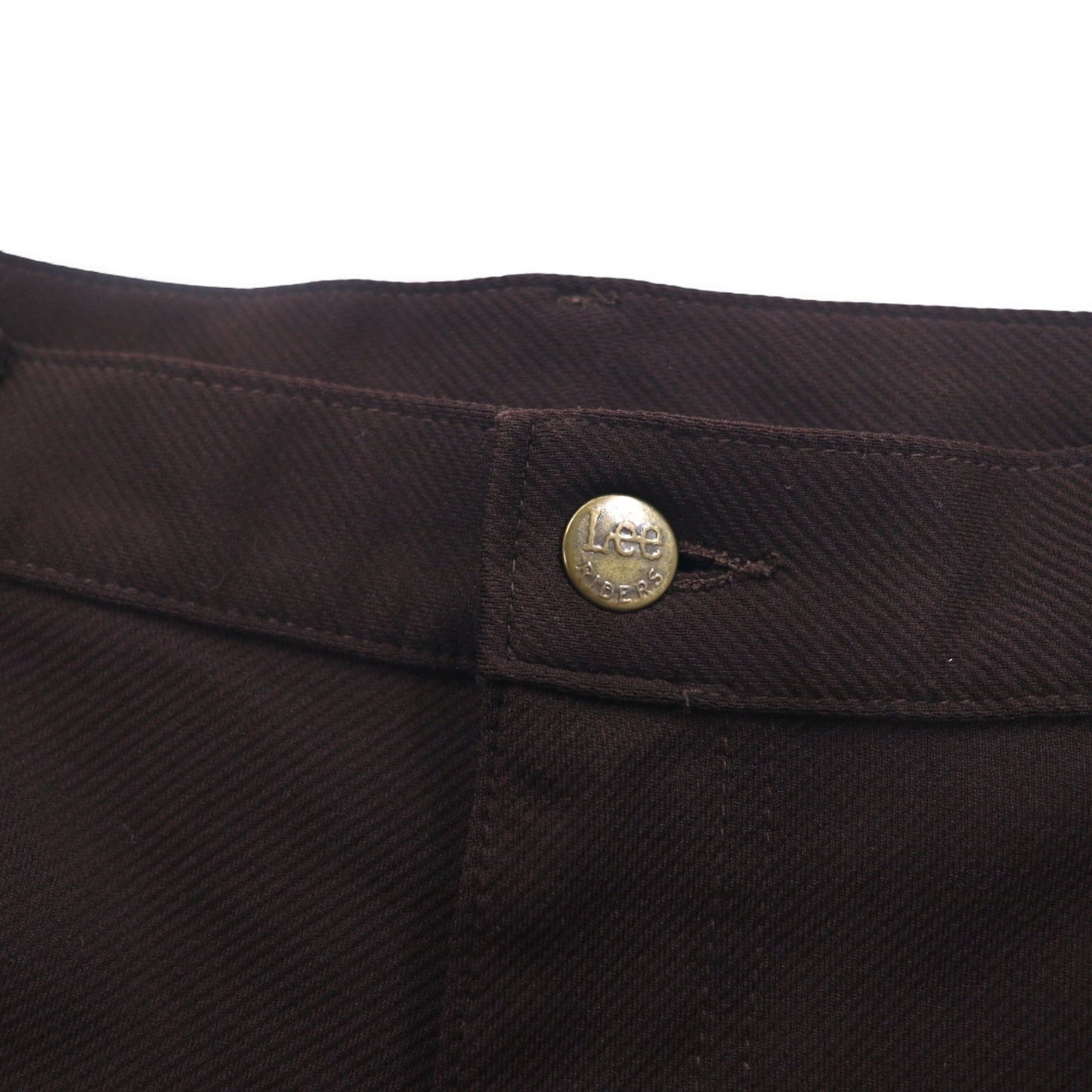 Lee 1970s USA-Made Flared Bootcut Slacks, Size L, Brown, 42 TALON Zip, Polyester