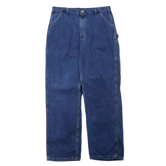 Carhartt Loose Fit Painter Denim Pants, Size 40, Blue Cotton, B13 Loose Fit Work Dungaree, Made in Nicaragua