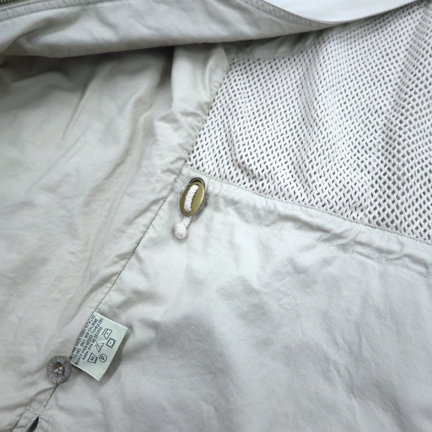 Eddie Bauer 90s Fishing/Hunting Vest, Large, Beige, Cotton