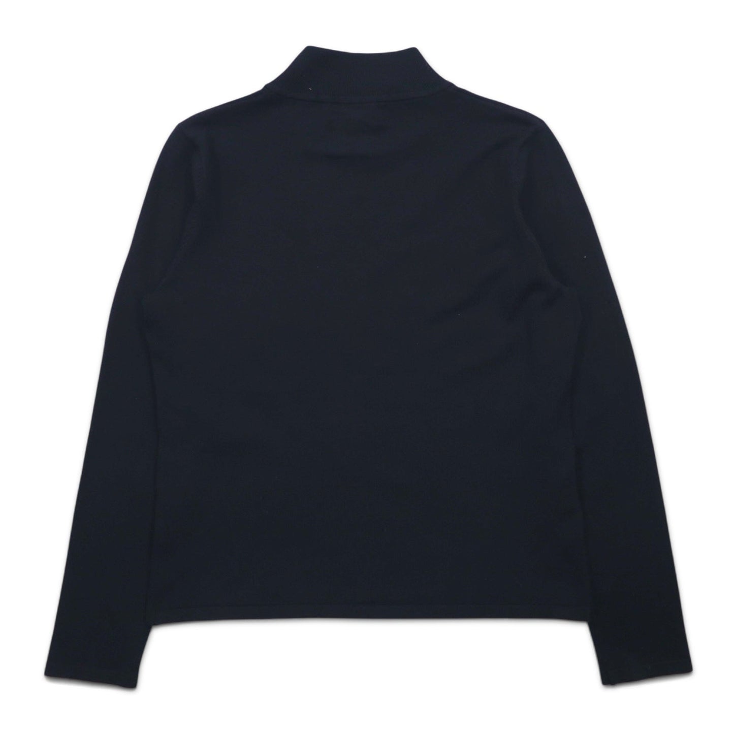 PENDLETON High-Neck Silk Knit Sweater, Size S, Black, Nylon