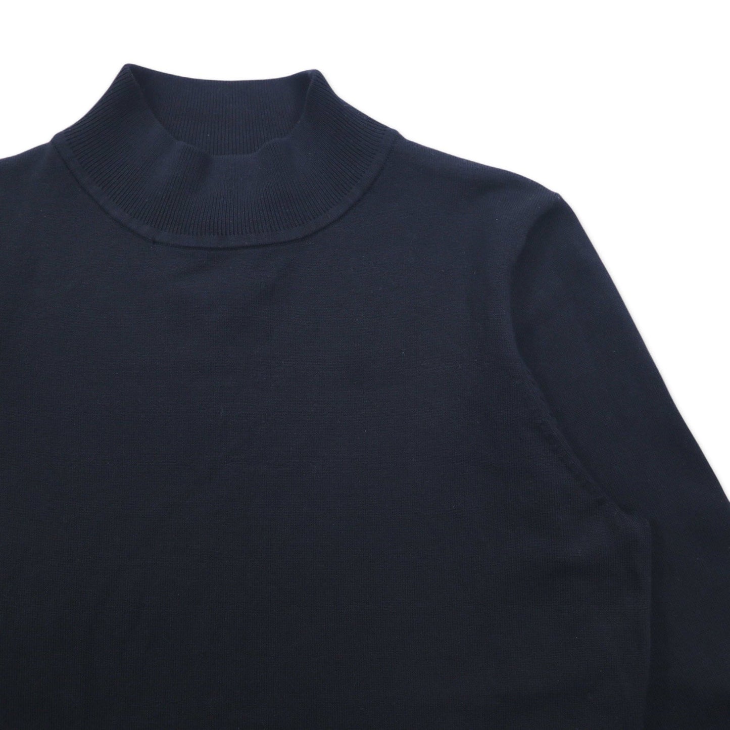 PENDLETON High-Neck Silk Knit Sweater, Size S, Black, Nylon