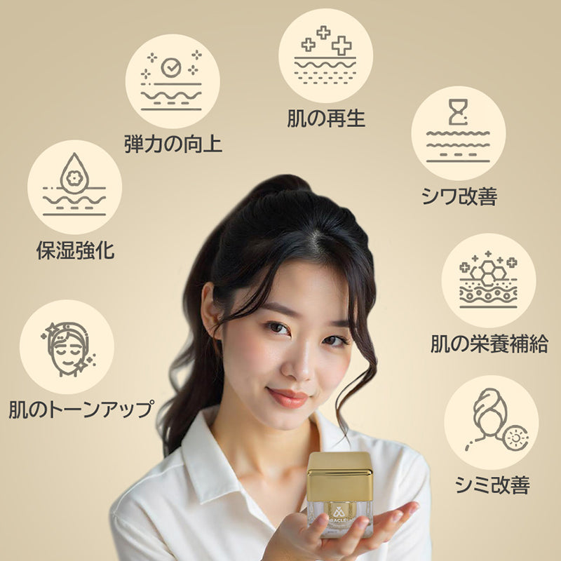 ゴールドリプティング高保湿クリーム 3Dリフトアップ・シワ・シミ・弾力・赤みケア【純金99.9%（200PPM）、高麗人参、ペプチド、ヒアルロン酸配合】