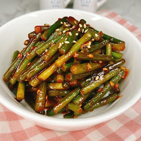 【自家製】茎ニンニクの辛味噌漬け 500g (マヌルジョン・にんにくの芽)