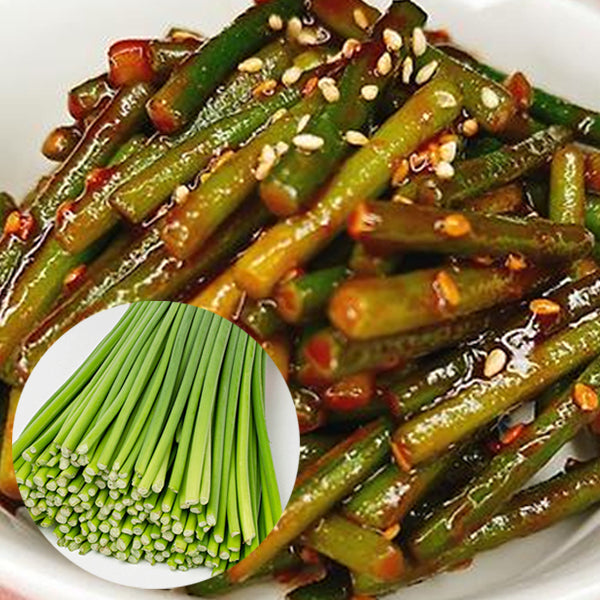 【自家製】茎ニンニクの辛味噌漬け 500g (マヌルジョン・にんにくの芽)