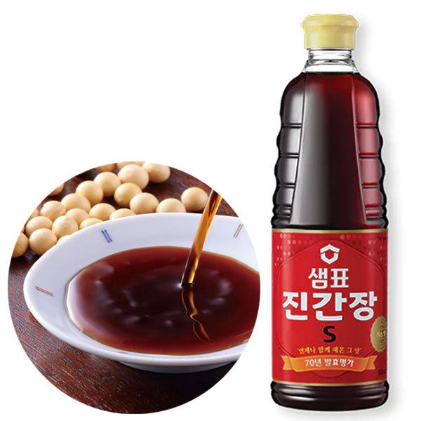【泉標】韓国伝統ジン醤油 860ml 熟成醤油調味料