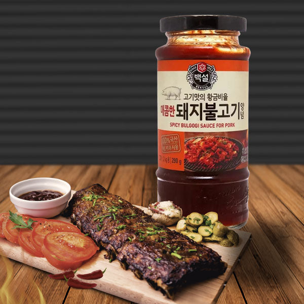 【白雪】韓国風豚プルコギタレ 辛口 本格焼肉用調味料