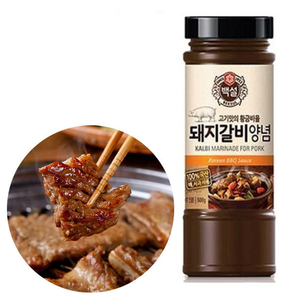 【白雪】韓国風豚カルビのたれ 500g 焼肉用調味料