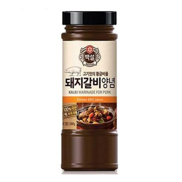 【白雪】韓国風豚カルビのたれ 500g 焼肉用調味料