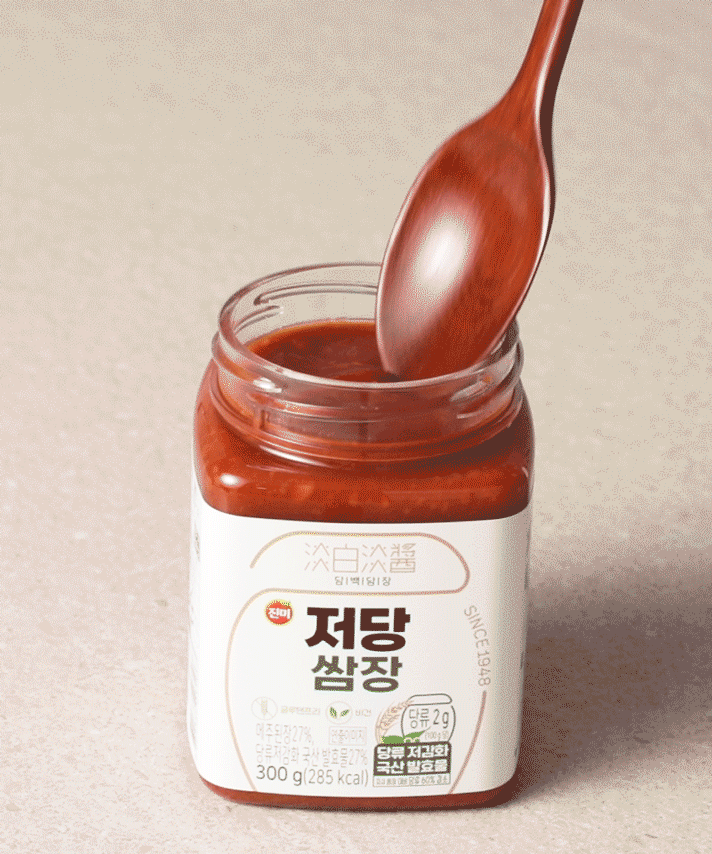 【眞味】低糖 サムジャン 300g 糖類80%・カロリー60%カット 韓国焼肉味噌