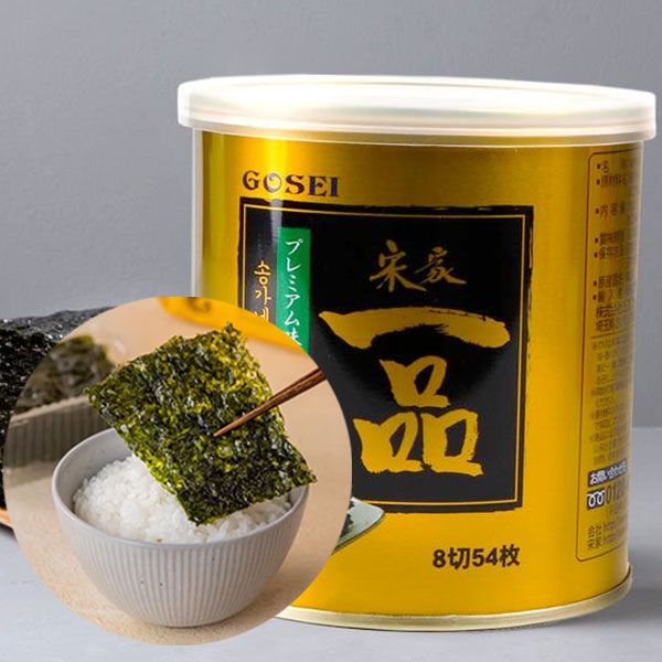 【宋家】一品のり缶 韓国海苔 パリパリ食感 30g (8切54枚)