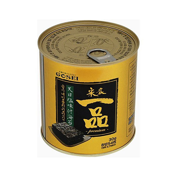 【宋家】一品のり缶 韓国海苔 パリパリ食感 30g (8切54枚)