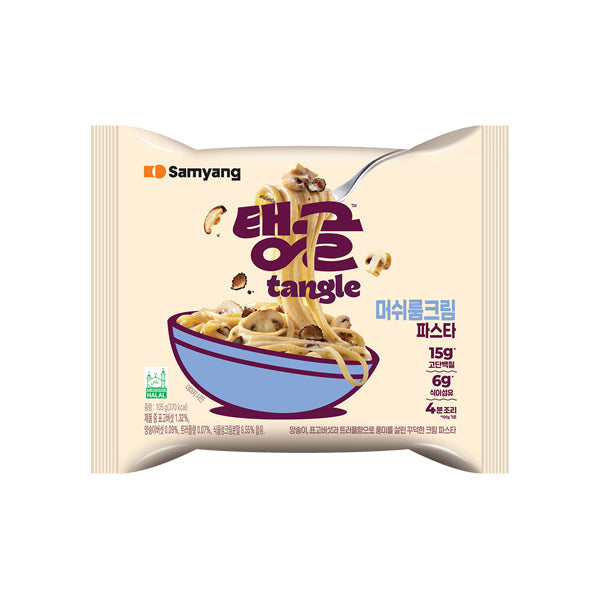 【三養】テングル マッシュルームクリーム パスタ クリームラーメン 韓国ラーメン