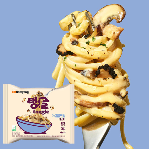 【三養】テングル マッシュルームクリーム パスタ クリームラーメン 韓国ラーメン