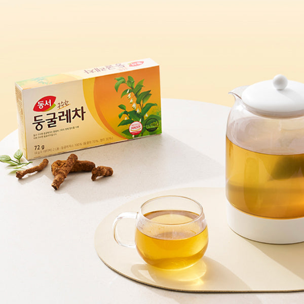 【東西】ドゥングレ茶（アマドコロ茶）ティーバッグ18包 香ばしい韓国伝統茶 カフェインゼロ