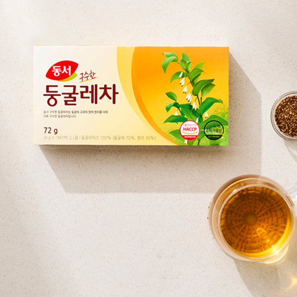 【東西】ドゥングレ茶（アマドコロ茶）ティーバッグ18包 香ばしい韓国伝統茶 カフェインゼロ