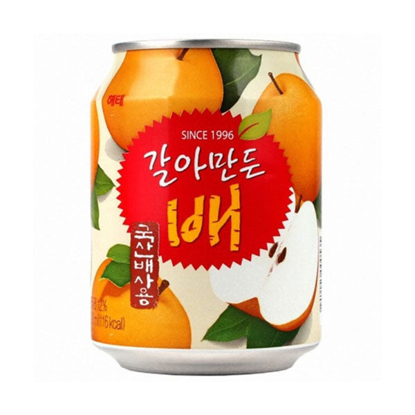 【ヘテ】すりおろし梨 ジュース 238ml 韓国梨ジュース 果肉入り みずみずしい甘さ