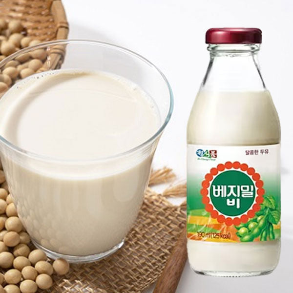 【サンユク】ベジミルB 190ml瓶 豆乳飲料 植物性たんぱく質 健康ドリンク