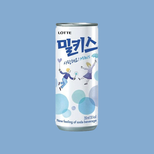 【ロッテ】ミルキス240ml（缶）韓国炭酸飲料 ミルクソーダ クリーミー 甘さ爽快