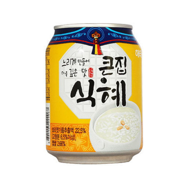 【ヘテ】クンチプ シッケ 238ml 韓国伝統 甘酒風ドリンク 米粒入り ノンアルコール飲料