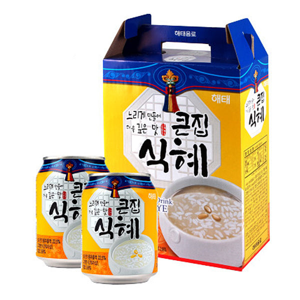 【ヘテ】クンチプ シッケ 238ml 韓国伝統 甘酒風ドリンク 米粒入り ノンアルコール飲料