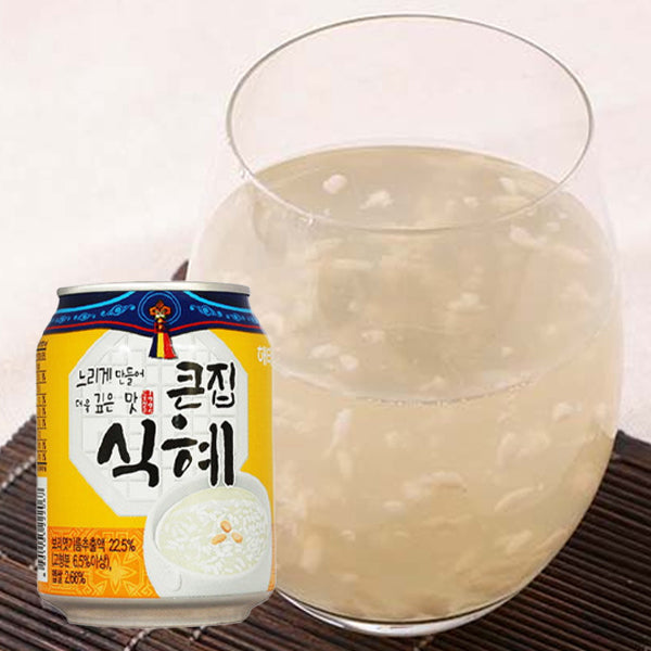 【ヘテ】クンチプ シッケ 238ml 韓国伝統 甘酒風ドリンク 米粒入り ノンアルコール飲料
