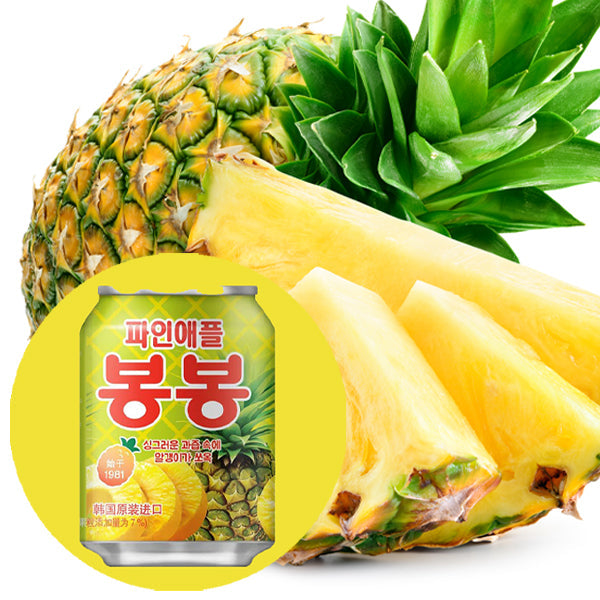 【ヘテ】パインアップルボンボン 238ml パインジュース 果肉入り 韓国飲料