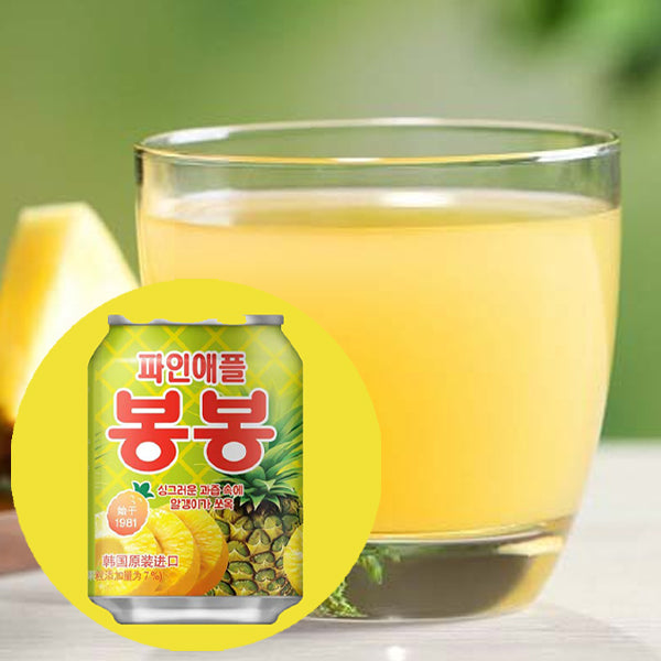 【ヘテ】パインアップルボンボン 238ml パインジュース 果肉入り 韓国飲料
