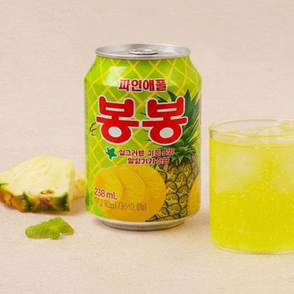【ヘテ】パインアップルボンボン 238ml パインジュース 果肉入り 韓国飲料