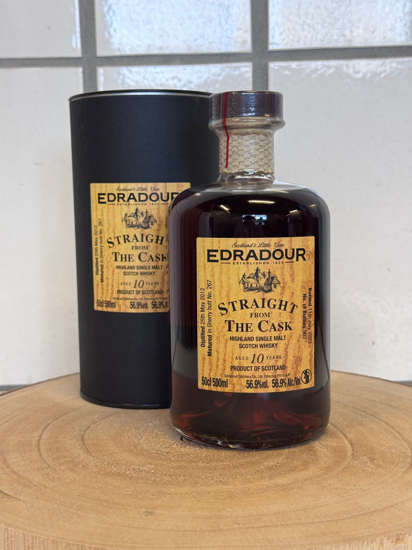 Edradour 10 Year Old SFTC #267 Edradour 2012 Straight From The Cask - Sherry Cask Matured 56.9%