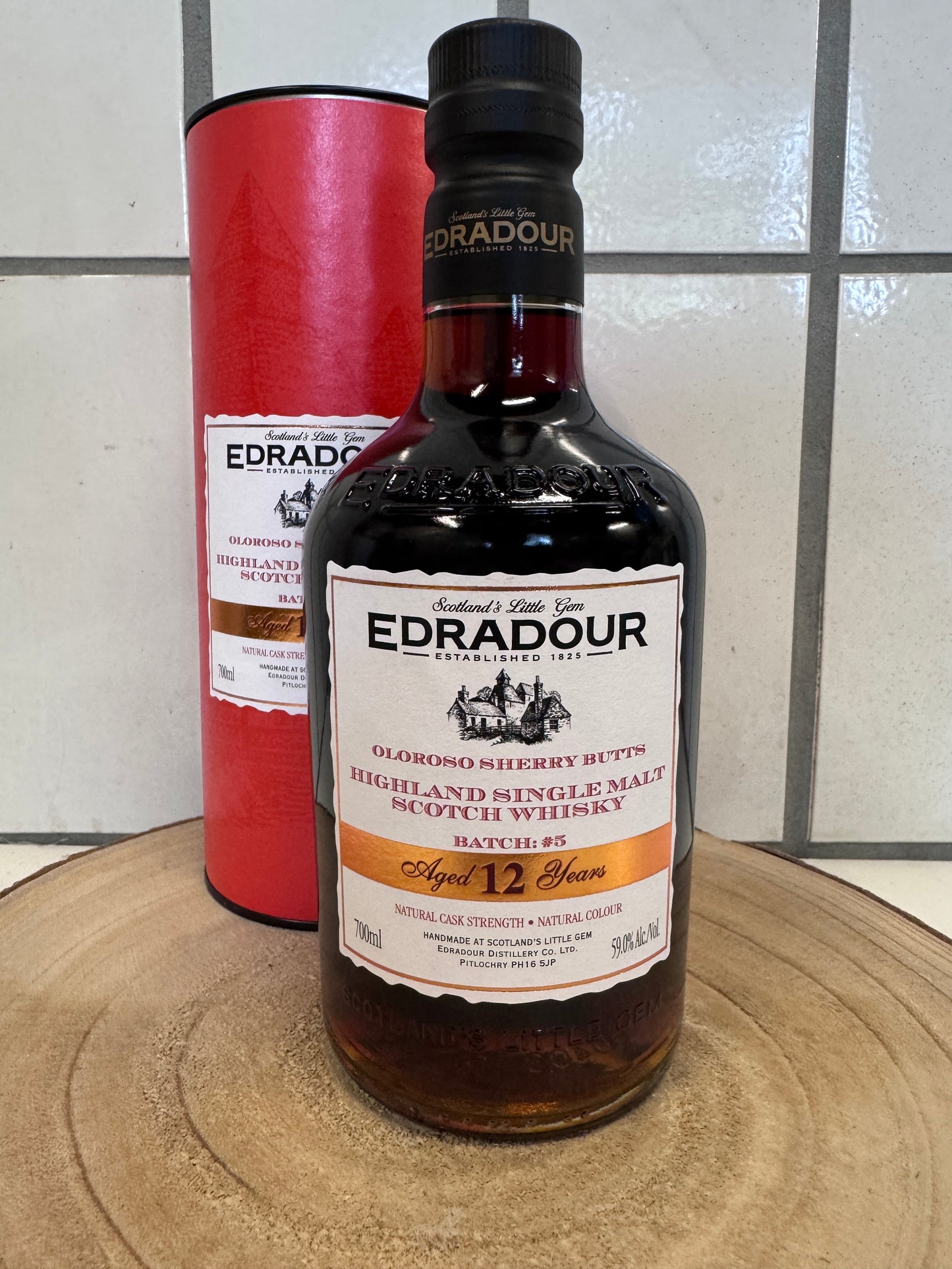 エドラダワー 12年 オロロソシェリー バッチ#5 カスクストレングス　Edradour 2012 Oloroso Sherry Butts 12Y.O Batch #5 59％