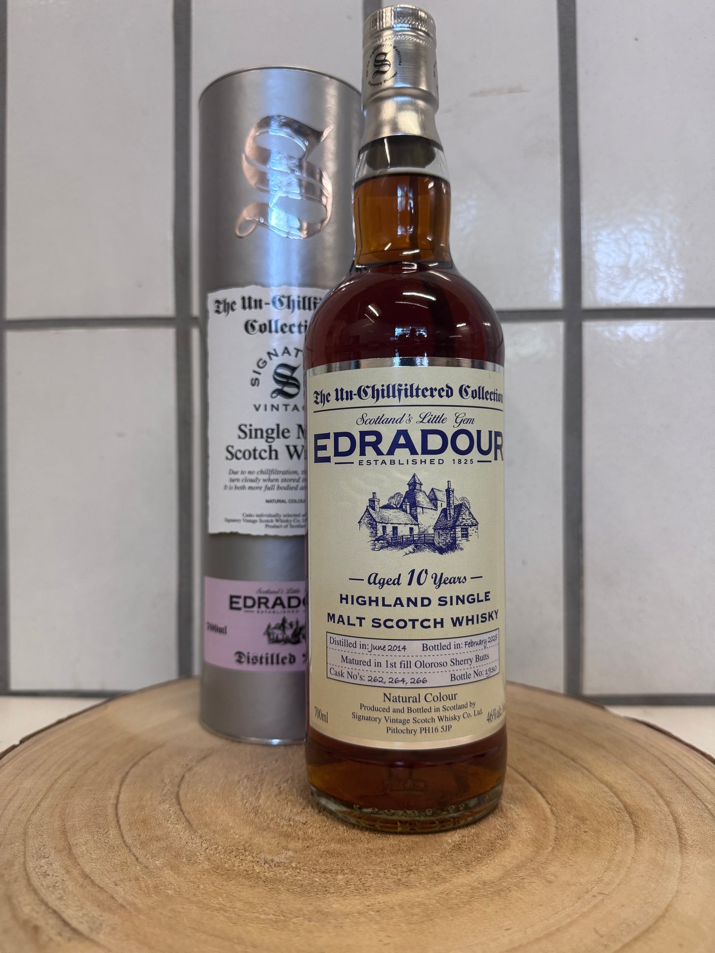 Edradour 10 Year Old Un-Chillfiltered Edradour 2014/2025 The Un-Chillfiltered Collection SV 46.0%