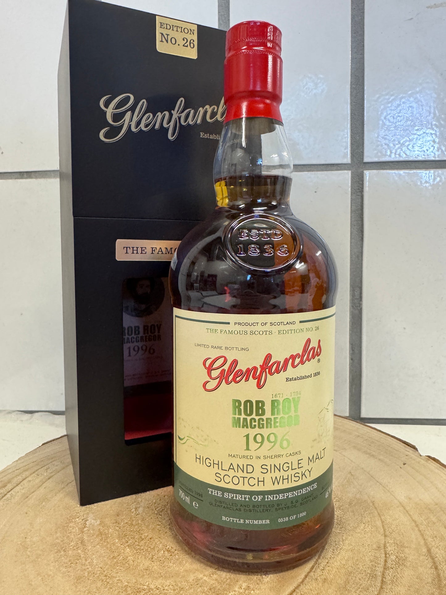 グレンファークラス　Glenfarclas 1996 Edition N°26「Rob Roy MacGregor」