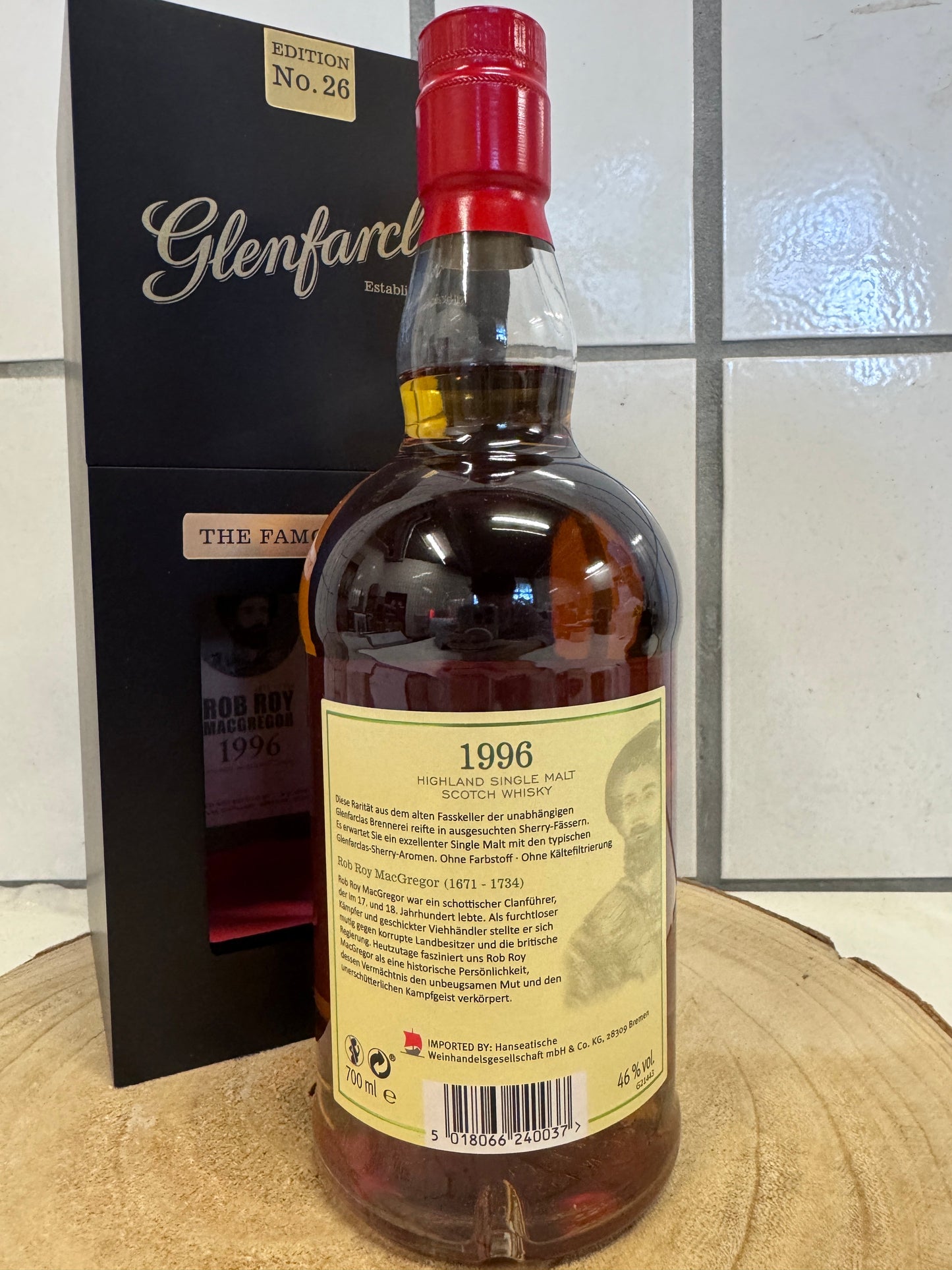 グレンファークラス　Glenfarclas 1996 Edition N°26「Rob Roy MacGregor」