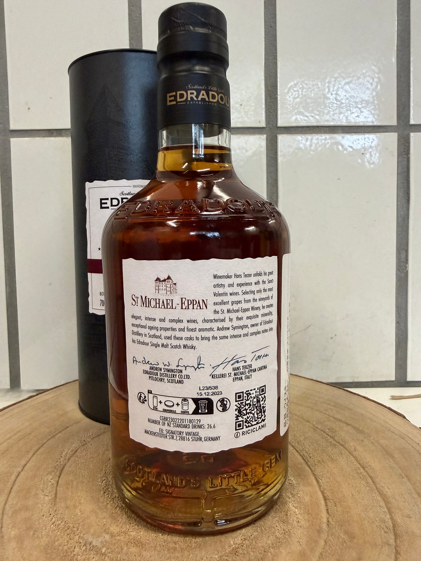 エドラダワー 13年 ファーストフィル lagreinカスク カスク#1　Edradour 2010/2023 1st fill lagrein cask cask #1 48.2%
