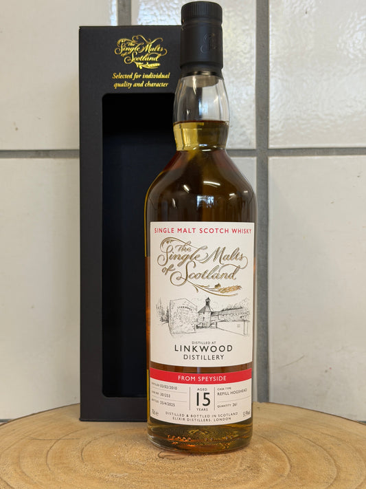 (ザ シングルモルツ オブ スコットランド) リンクウッド 15年 リフィルホグスヘッド　The Single Malts of Scotland Linkwood 2010/2025 - 15 y.o. - Refill Hogshead #301253 51.9%