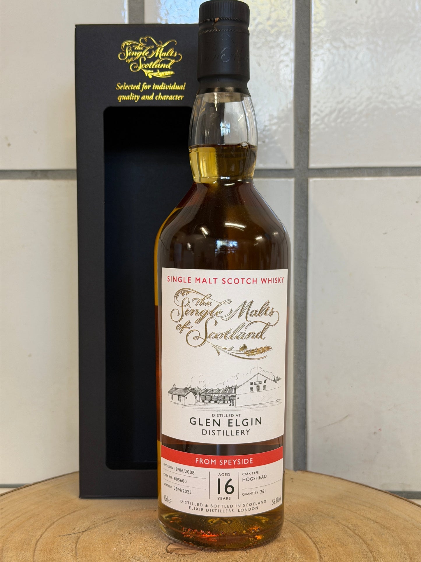 (ザ シングルモルツ オブ スコットランド) グレンエルギン 16年 ホグスヘッド　The Single Malts of Scotland Glen Elgin 2008/2025 - 16 y.o. - Hogshead #805600