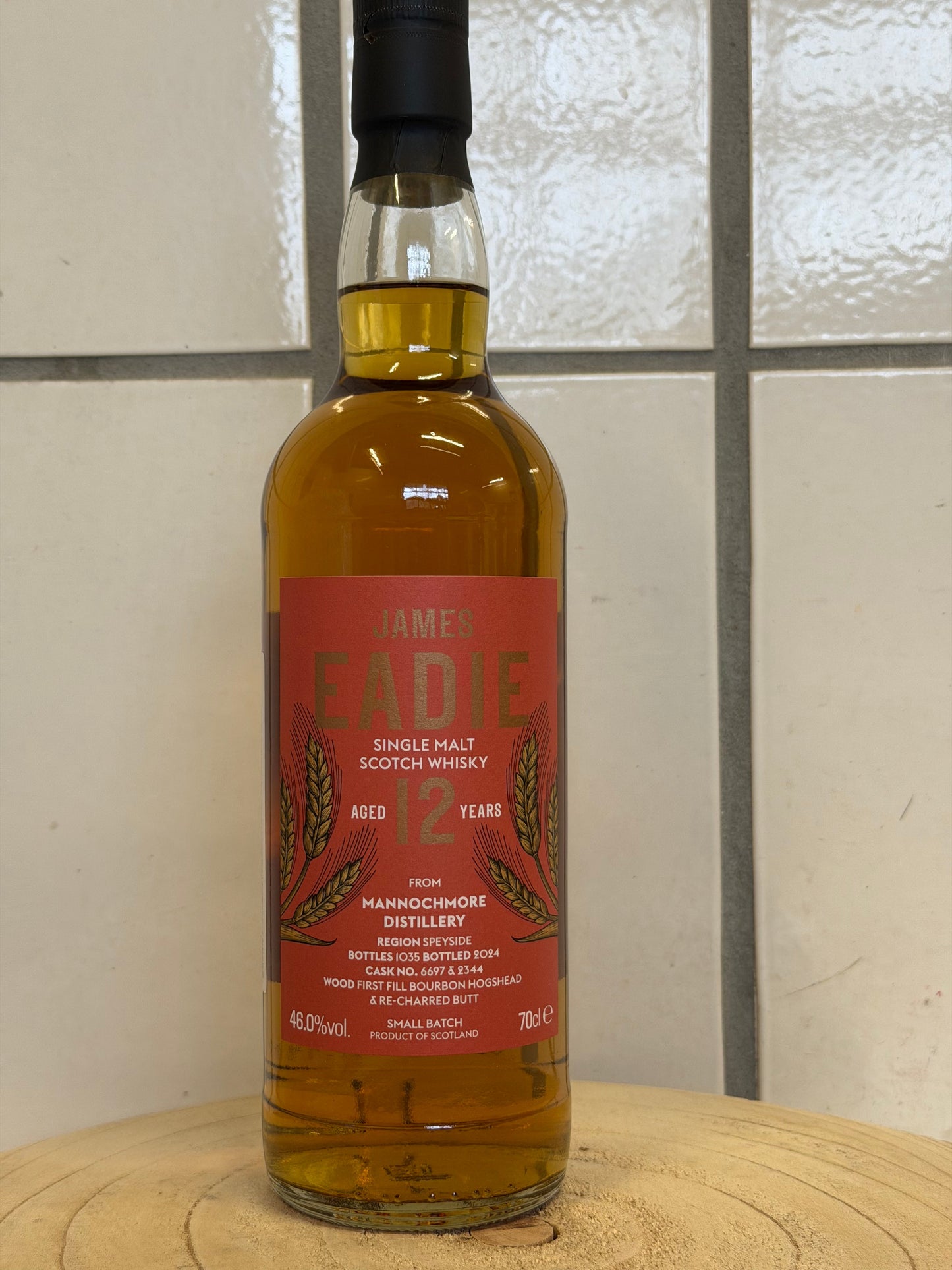 (ジェームズ イーディー) マノックモア 12年 ファーストフィル バーボン ホグスヘッド　Mannochmore 2012/2024 - 12 y.o. 1st Fill Bourbon Hogshead & Re-Charred Butt #6697 & 2344 - James Eadie