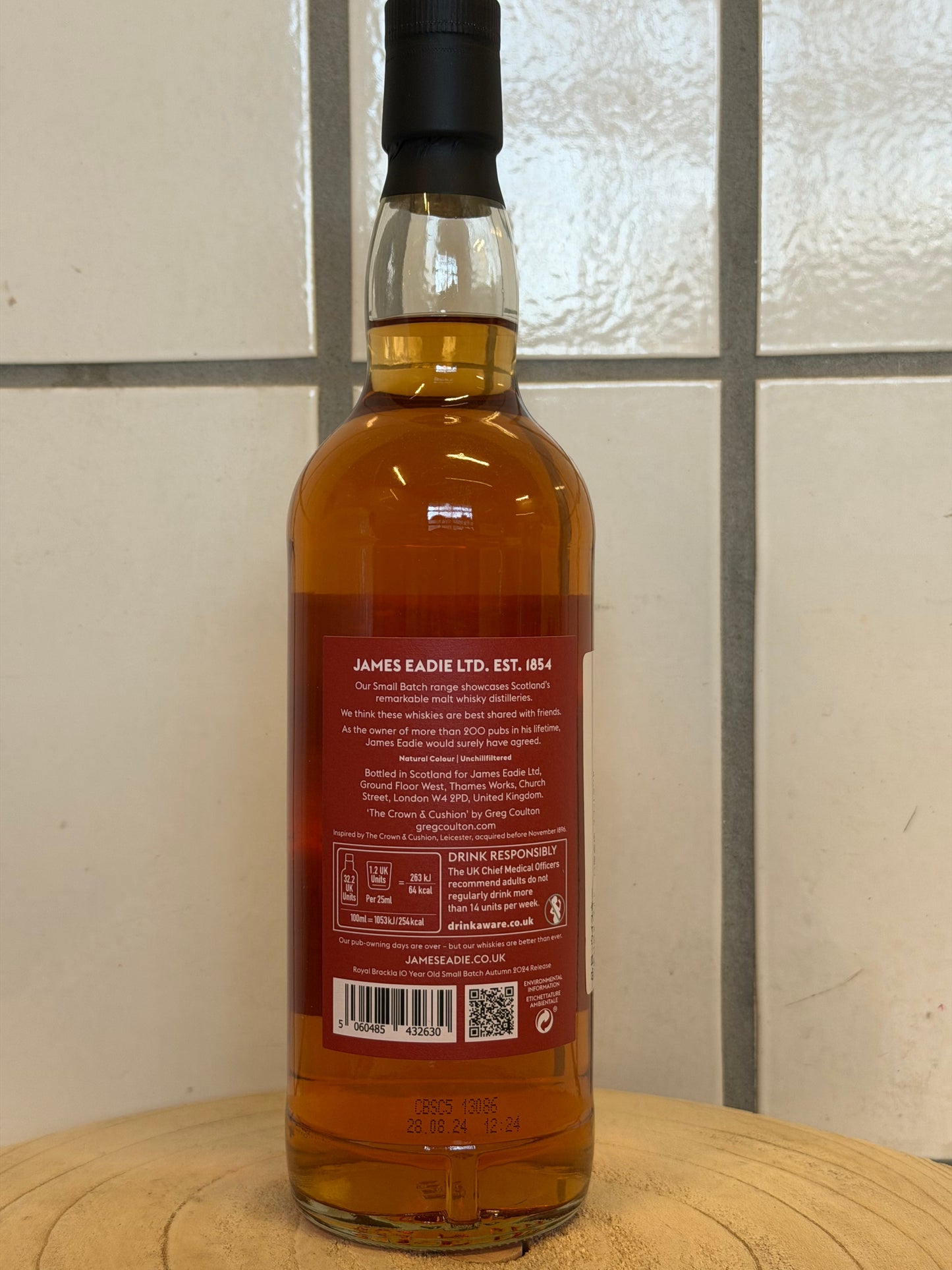 (ジェームズ イーディー) ロイヤル ブラックラ 10年 ファーストフィル バーボン バレル & リフィル バット　Royal Brackla 2014/2024 - 10 y.o. First Fill Bourbon Barrel & Refill Butt #1598 & 303564 - James Eadie