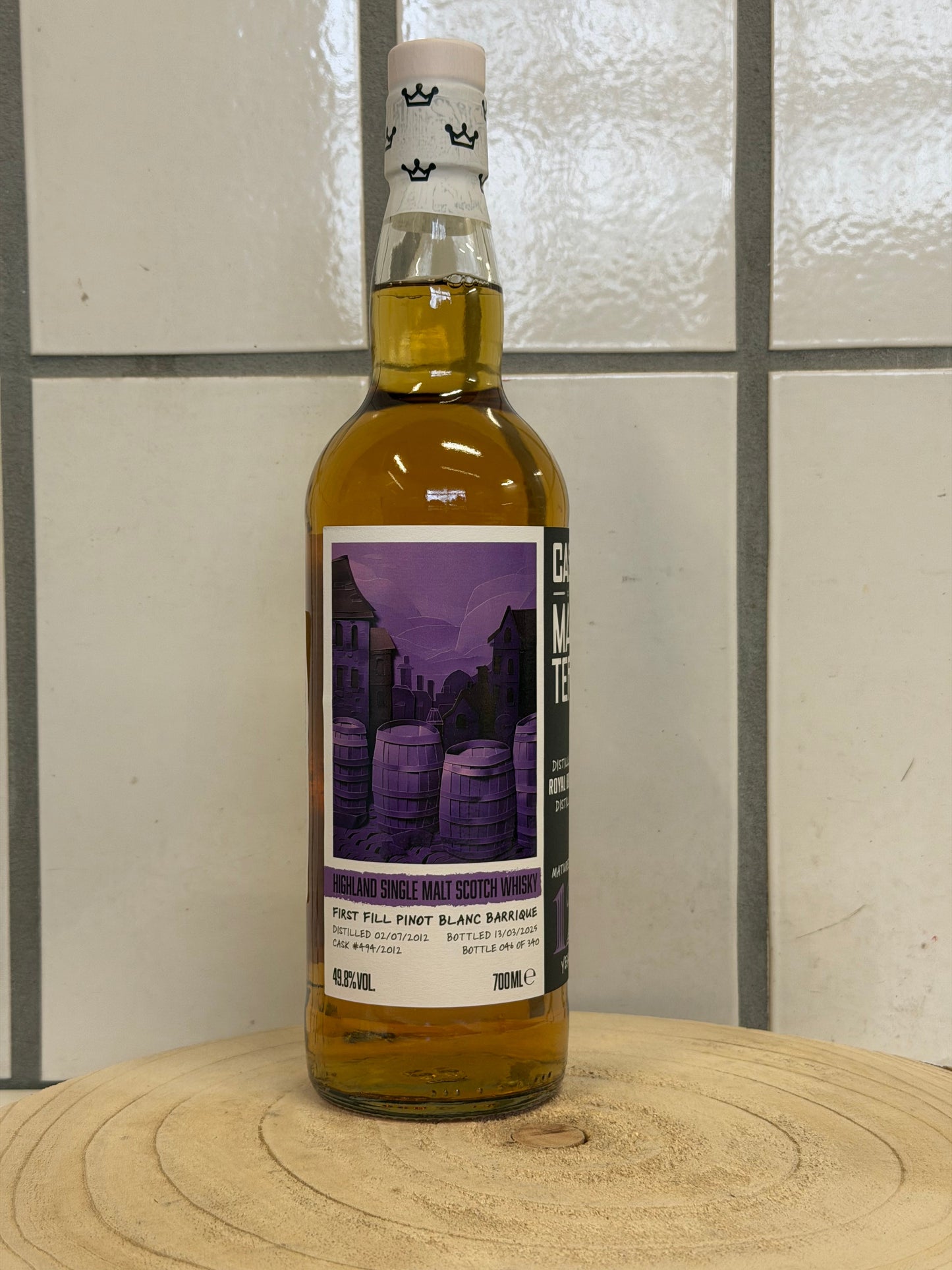 (ブレイブ・ニュー・スピリッツ) ロイヤル ブラックラ 12年 ファーストフィル ピノ ブラン バリック　Royal Brackla 2012/2025 - 12 y.o. - 1st Fill Pinot Blanc Barrique #494/2012 - Cask Masters - Brave New Spirits