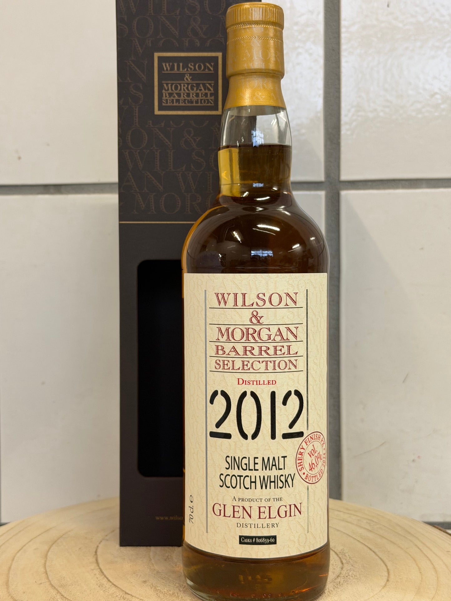 Wilson & Morgan Glen Elgin 2012/2024 First Fill PX Sherry Finish #806859-60