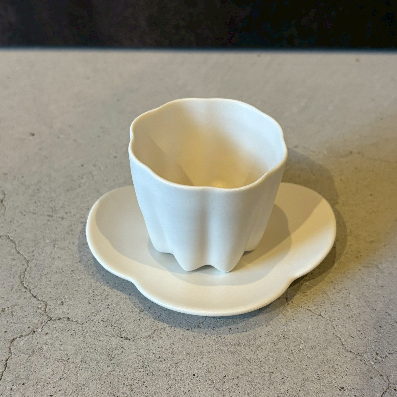 Canelé Tea Set, White Teacup [FK13] 
