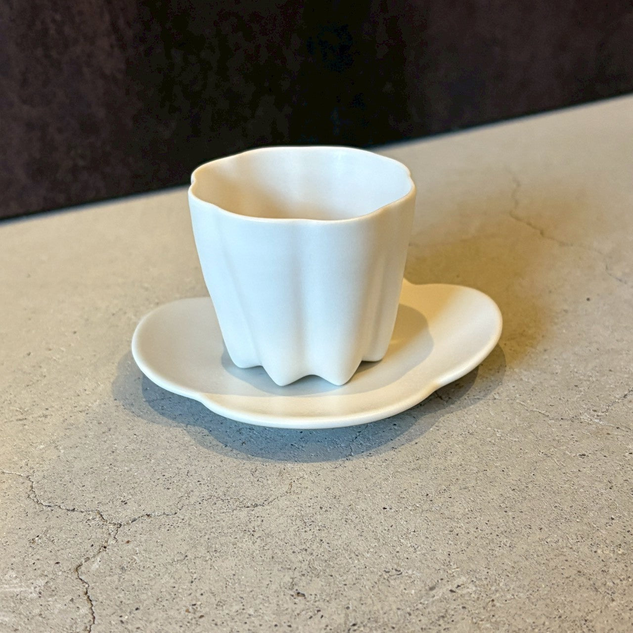 Canelé Tea Set, White Teacup [FK13] 